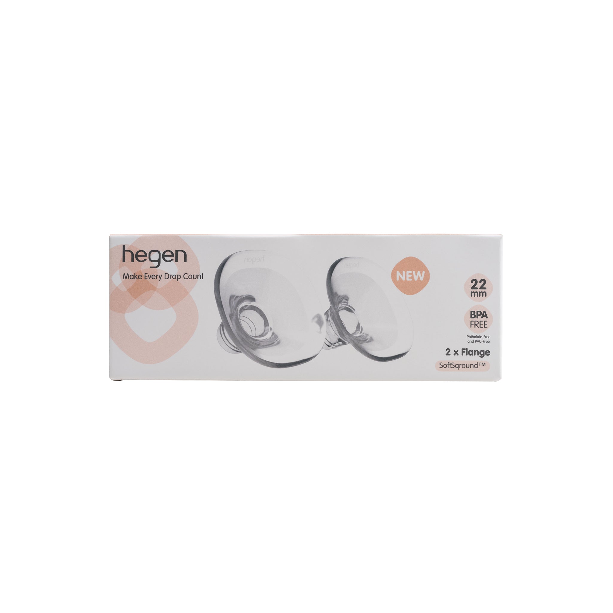 Hegen Flange (SoftSqround) (2-pack) - 16mm/19mm/22mm/25mm/28mm/31mm