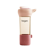 Hegen PCTO™ 450ml/15oz Lifestyle Bottle PPSU Pink Rosette with Loop and Boot