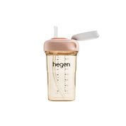 Hegen PCTO™ 240ml/8oz Straw Cup PPSU (Slow Flow) - Pink/Grey/Blue/Purple/Auburn