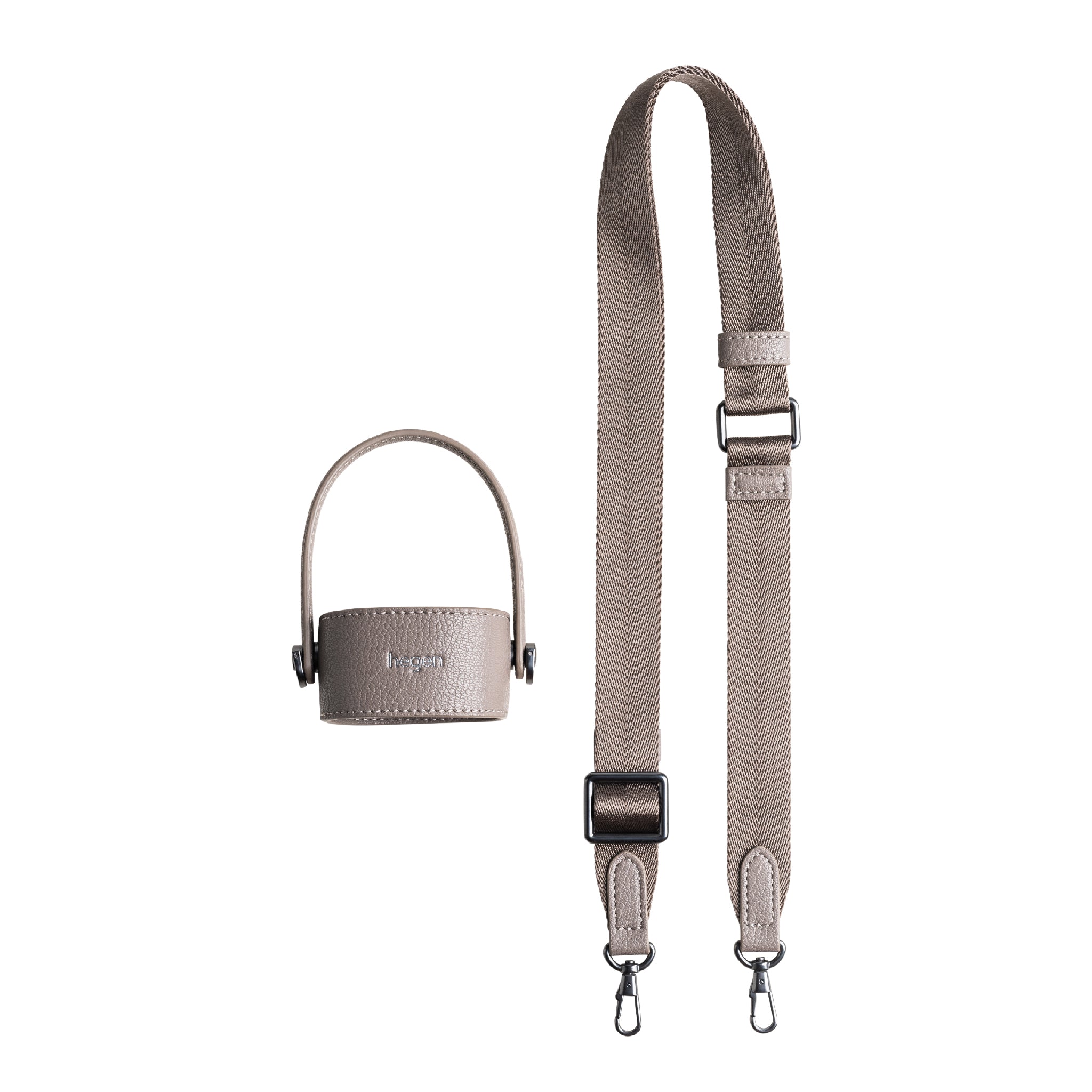 Hegen Bottle Strap Taupe Grey