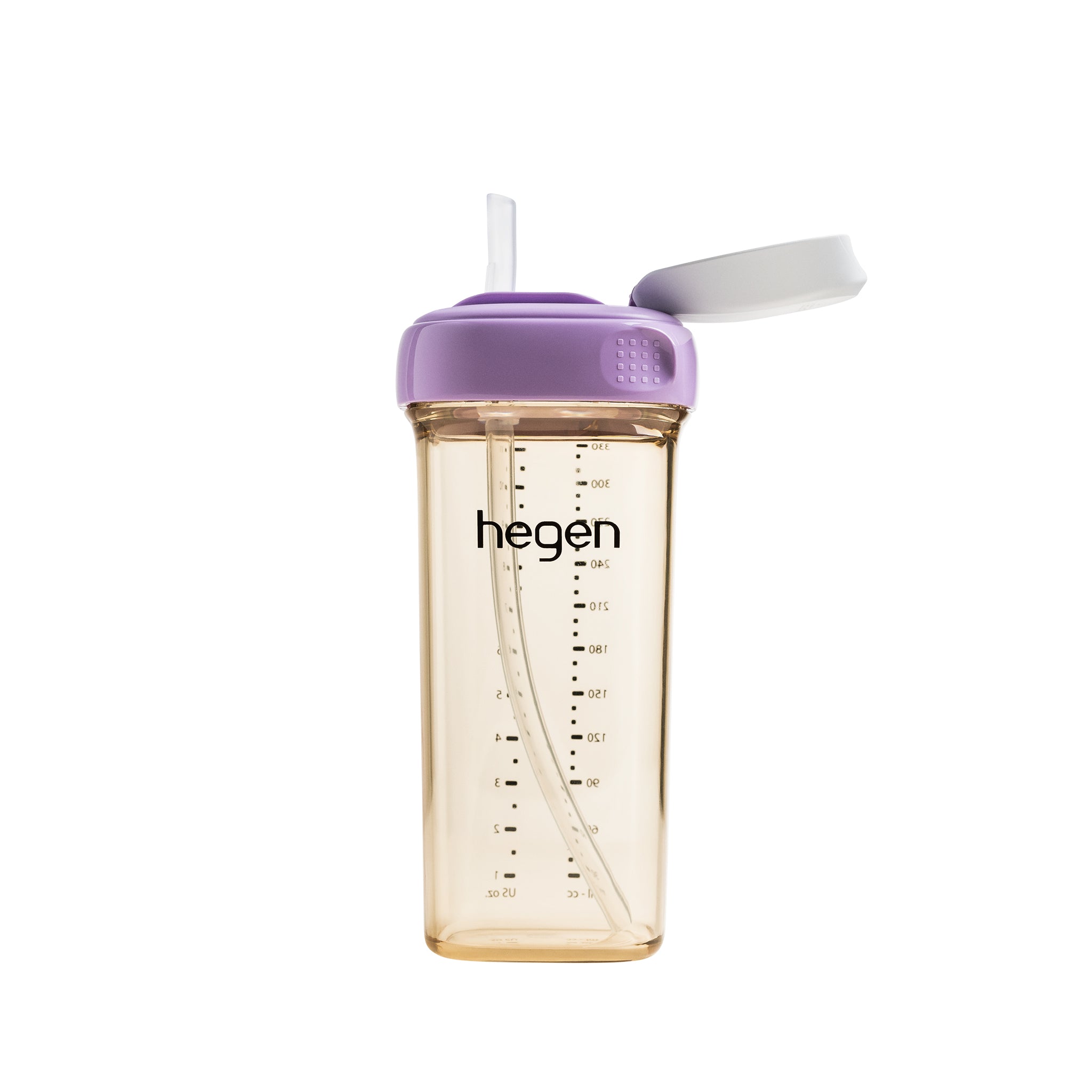 Hegen PCTO™ 330ml/11oz Straw Cup PPSU V3 - Pink/Grey/Blue/Purple/Auburn