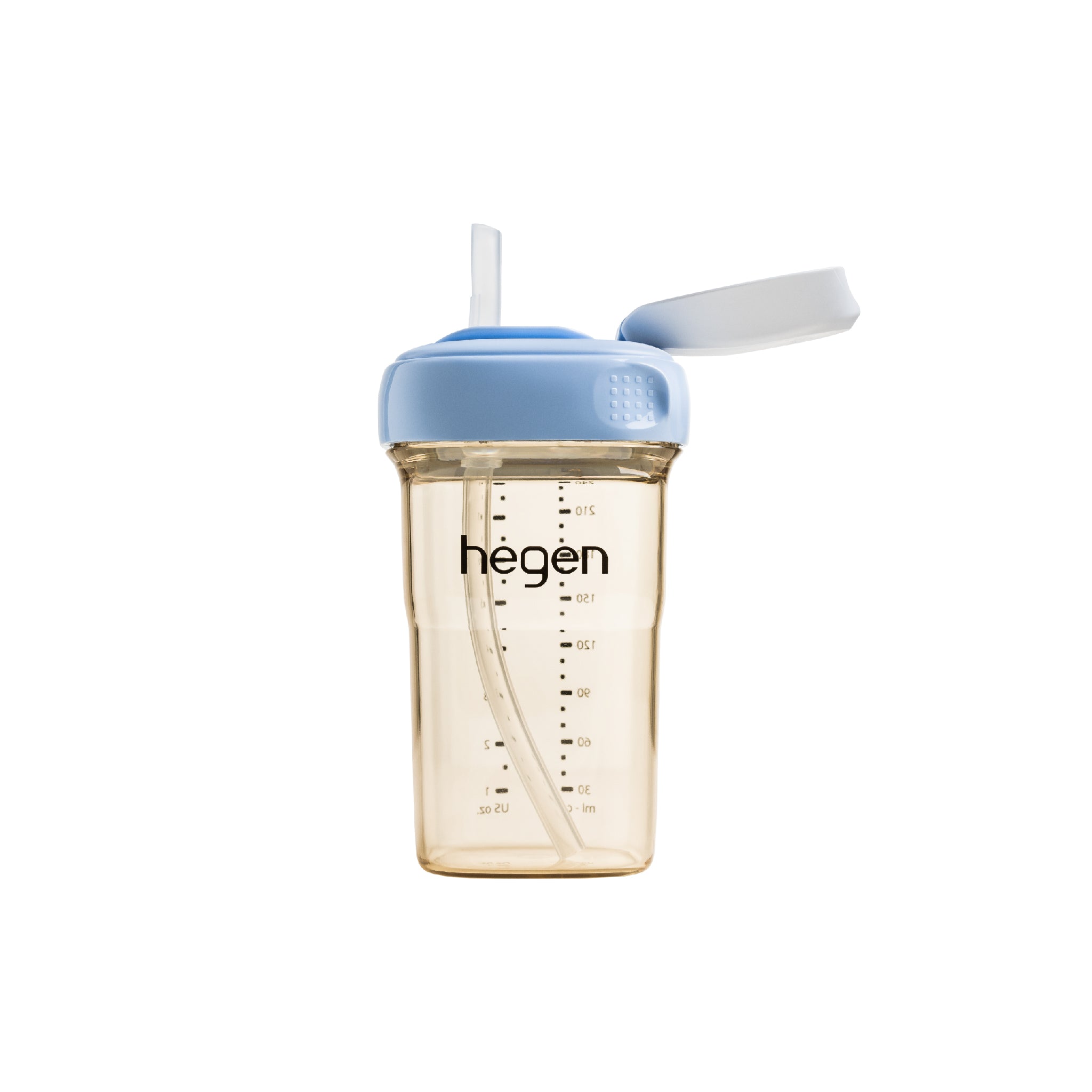 Hegen PCTO™ 240ml/8oz Straw Cup PPSU (Slow Flow) - Pink/Grey/Blue/Purple/Auburn