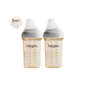 Hegen PCTO™ 240ml/8oz Feeding Bottle PPSU (2-pack) - White/Pink/Blue/Purple/Auburn