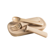Hegen Multi-stage Fork and Spoon PPSU with Case Taupe