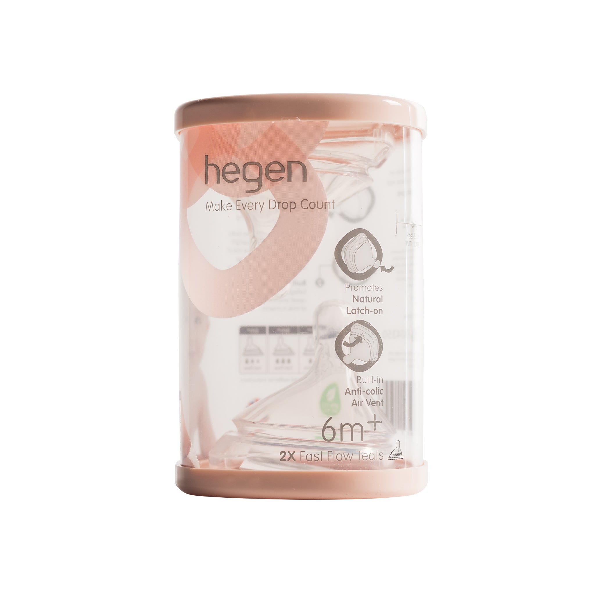 Hegen Teat Fast Flow (2-pack)