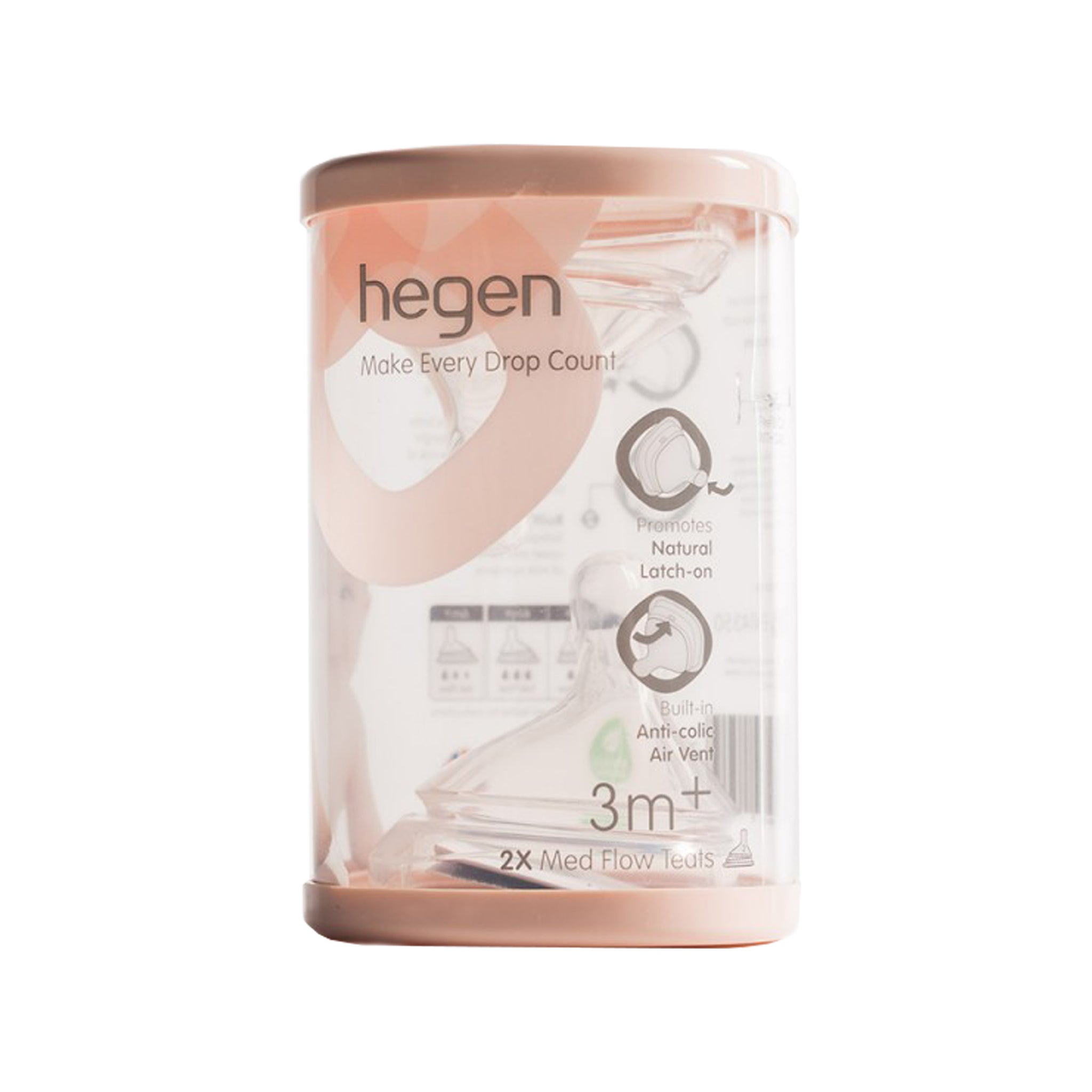 Hegen Teat Medium Flow (2-pack)