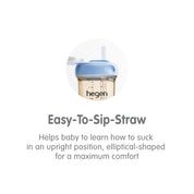 Hegen PCTO™ 330ml/11oz Straw Cup PPSU V3 - Pink/Grey/Blue/Purple/Auburn