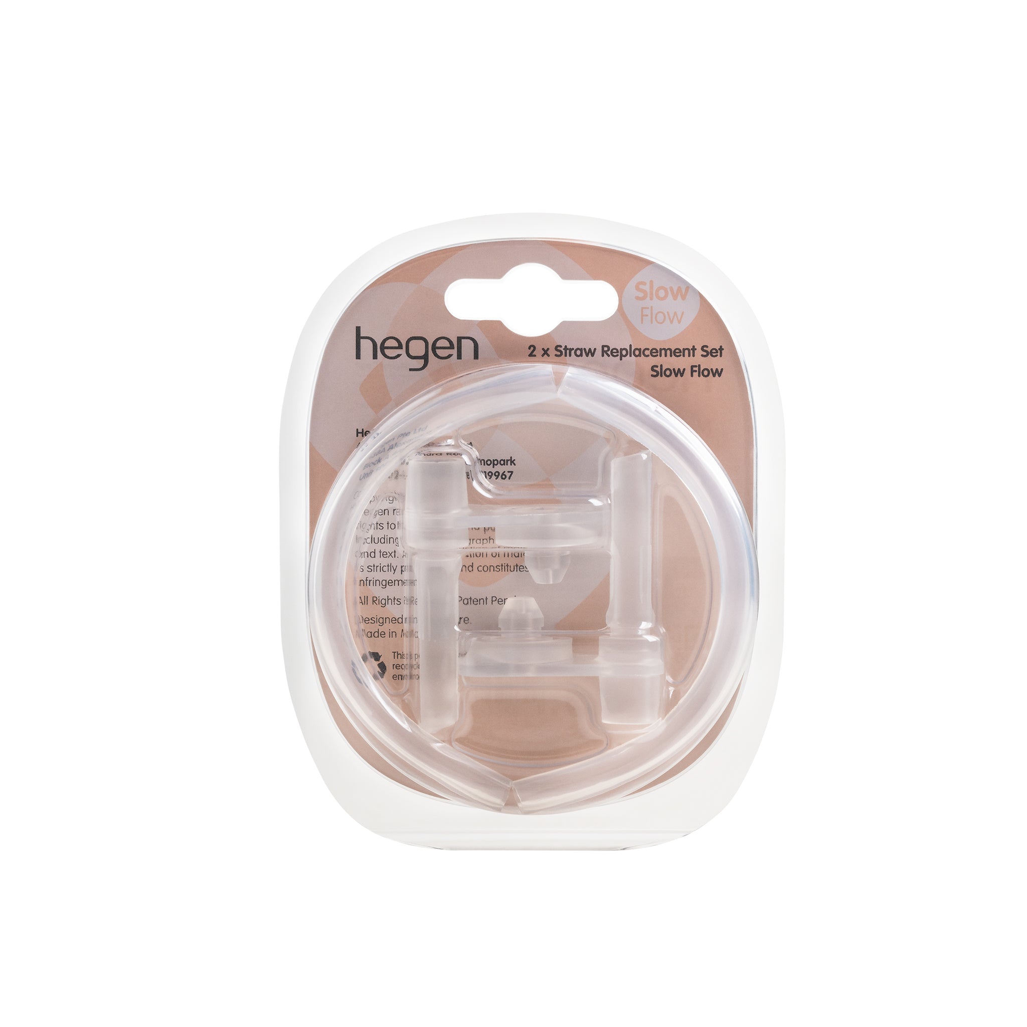 Hegen Straw Replacement Set Slow Flow (2-Pack)