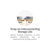 Hegen PCTO™ Breast Milk Storage Lid (1pack) - White/Pink/Grey/Blue/Purple/Auburn